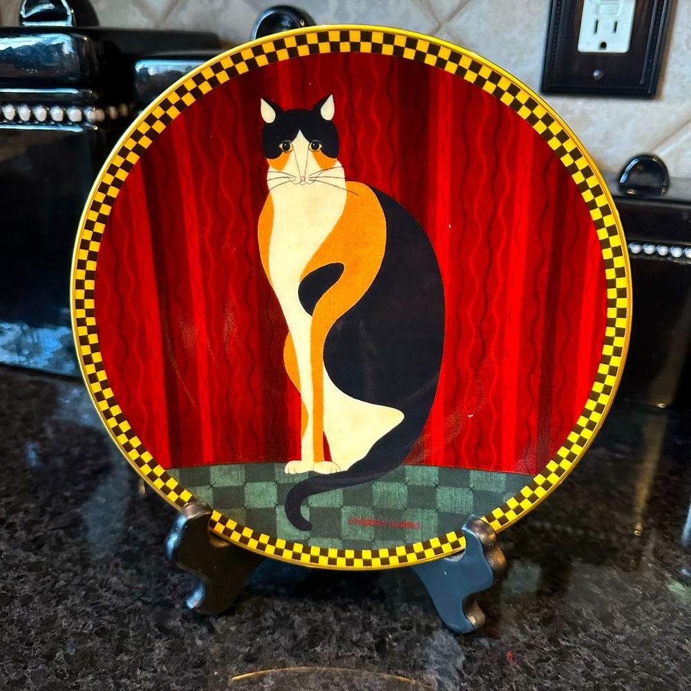 Vintage Retired Lenox Cat Collector’s Plate